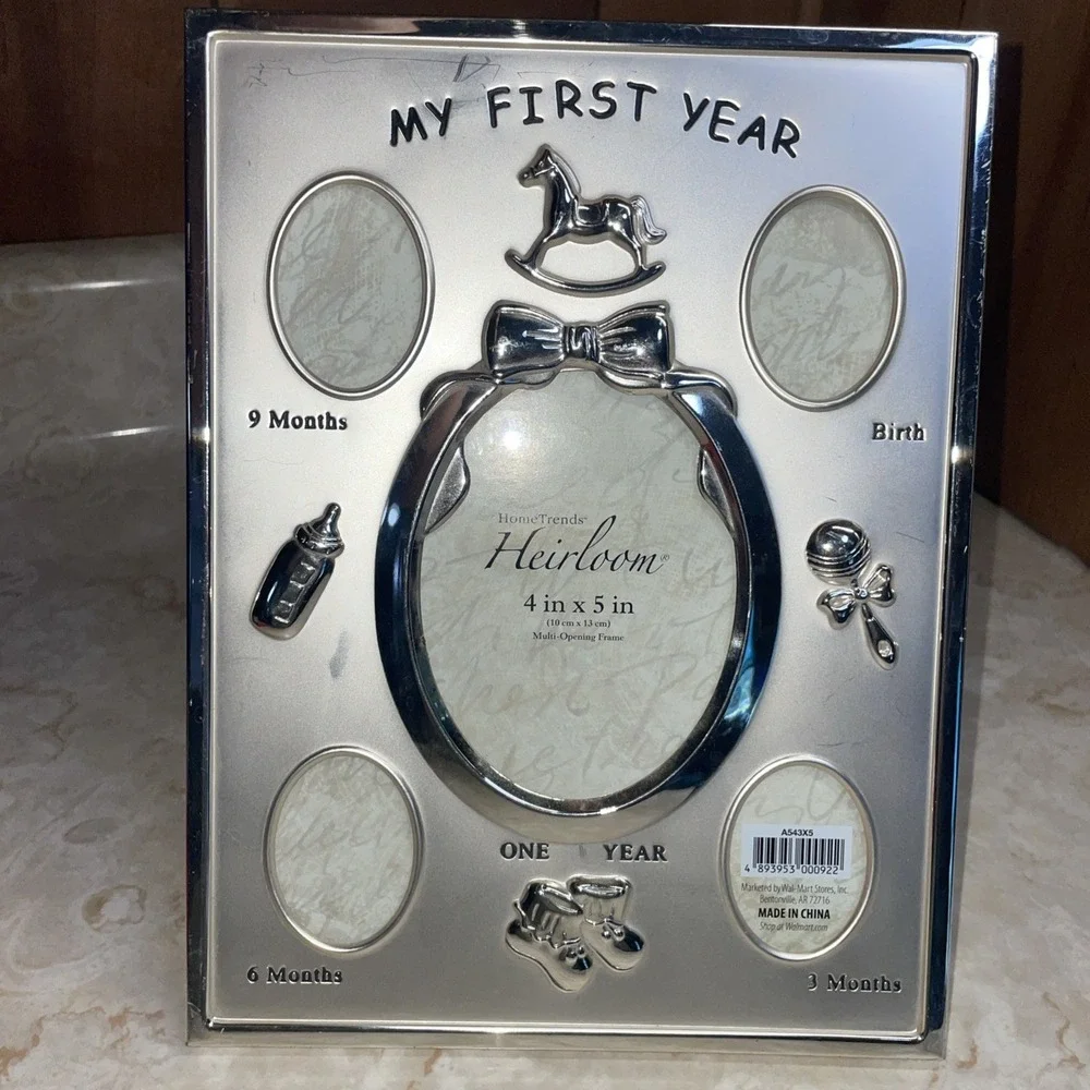 Baby's First Year Photo Frame Home Trends Heirloom